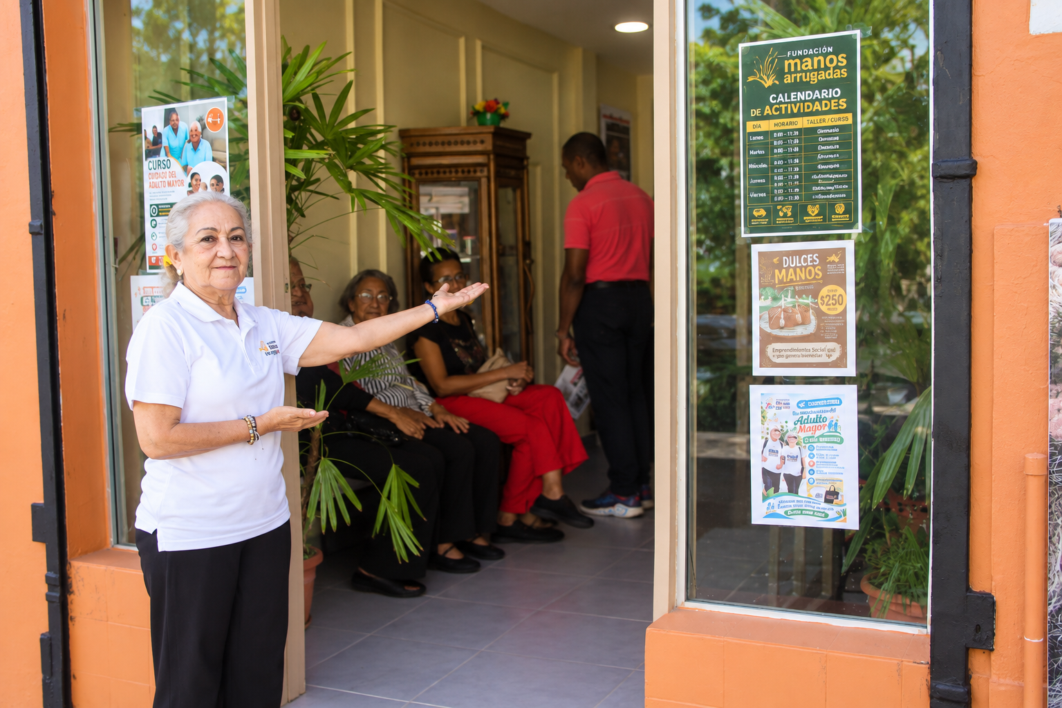 Entrada de Fundación Manos Arrugadas