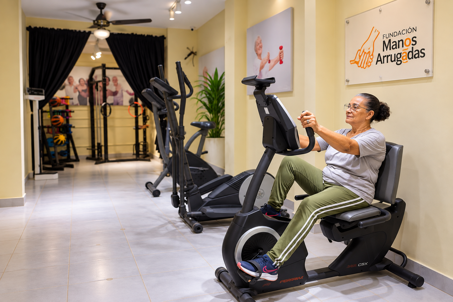 Gimnasio para adultos mayores
