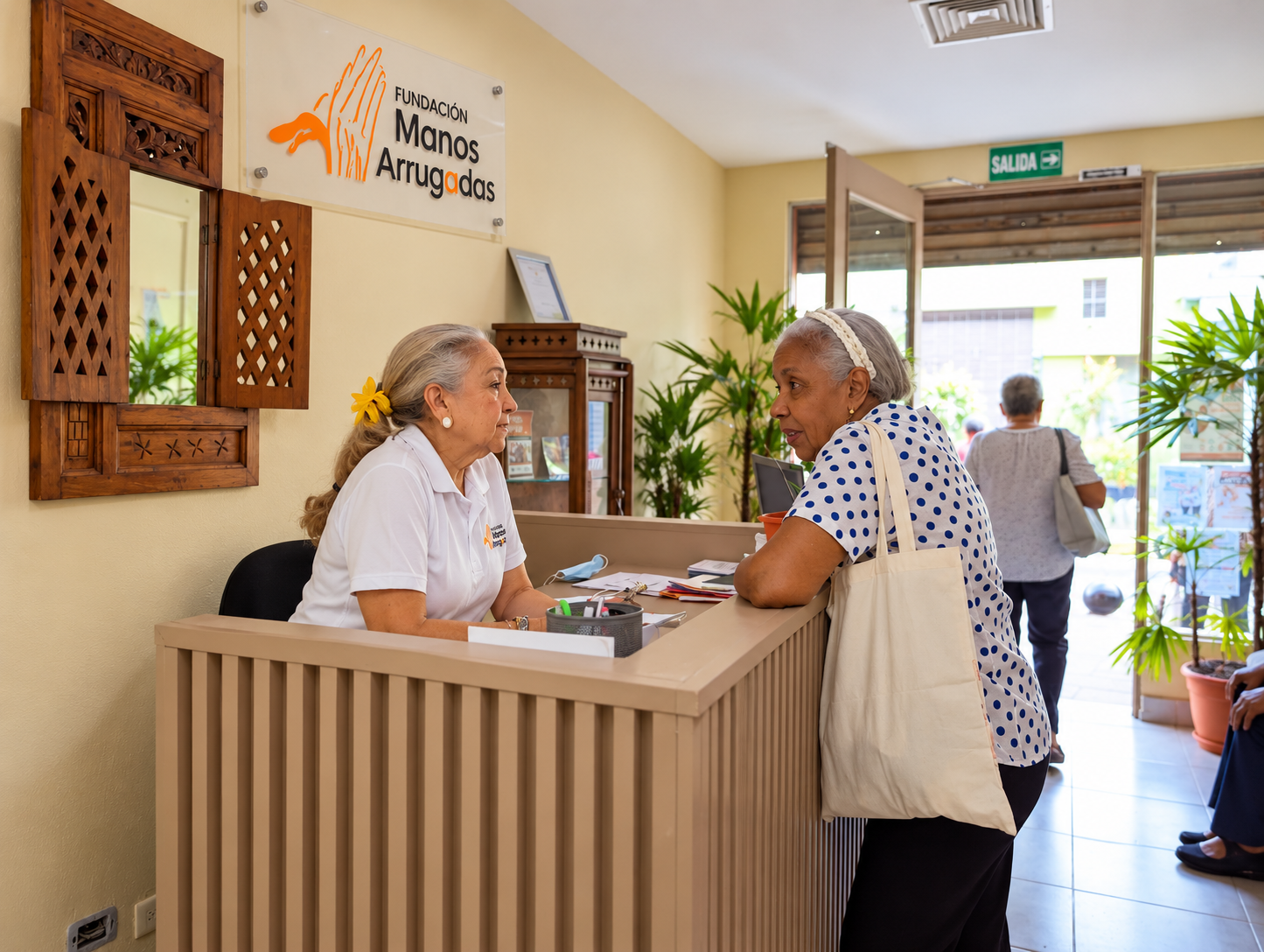 Recepción de Fundación Manos Arrugadas
